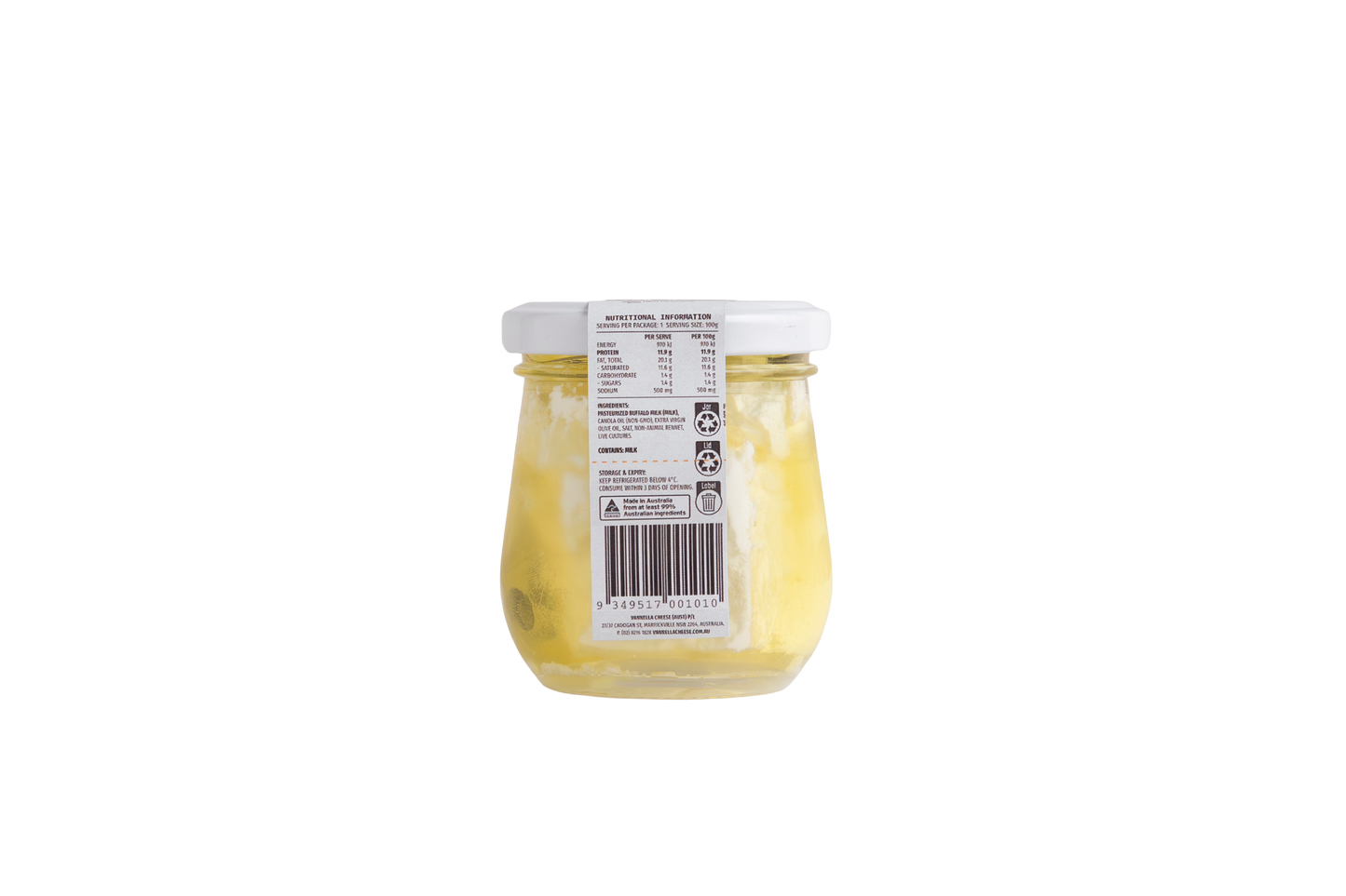 Mini Buffalo Feta 100g - in Oil