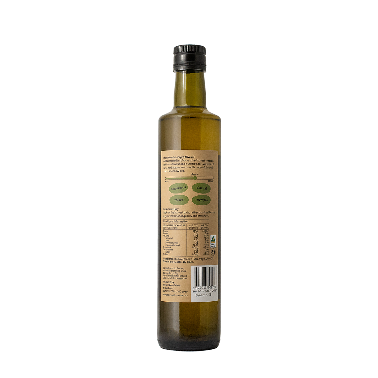 Frantoio Extra Virgin Olive Oil (Classic) 500ml