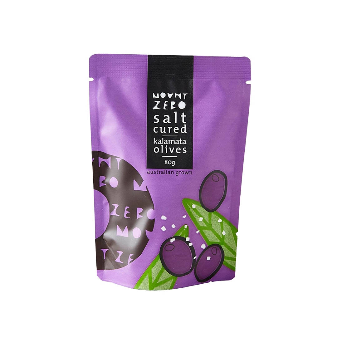 Salt Cured Kalamata Olives 80g (dried)