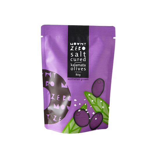 Salt Cured Kalamata Olives 80g (dried)